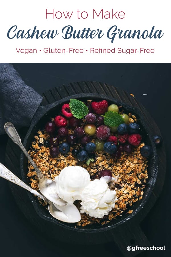 Cashew Butter Granola