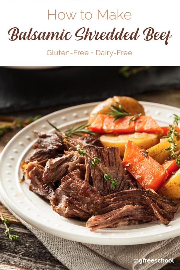 Slow Cooker Balsamic Shredded Beef Recipe