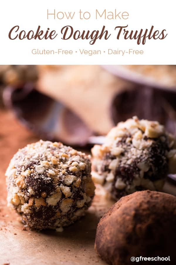 Healthy Vegan Cookie Dough Truffles