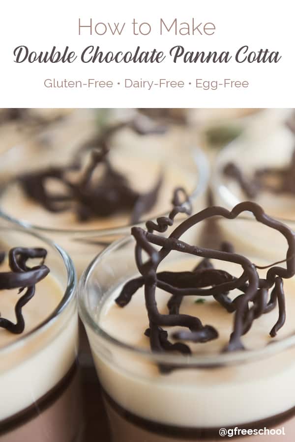 Double Chocolate Panna Cotta (Dairy Free & Egg Free)