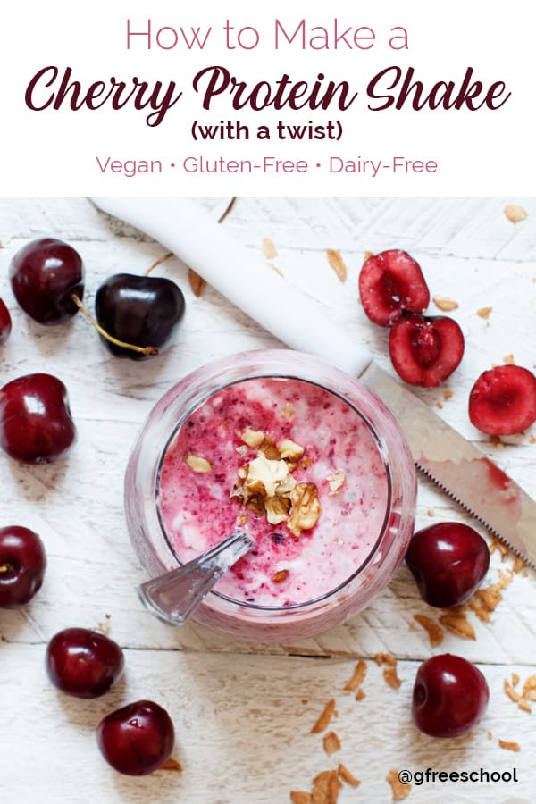 How to Make a Cherry Protein Shake (with a Twist)