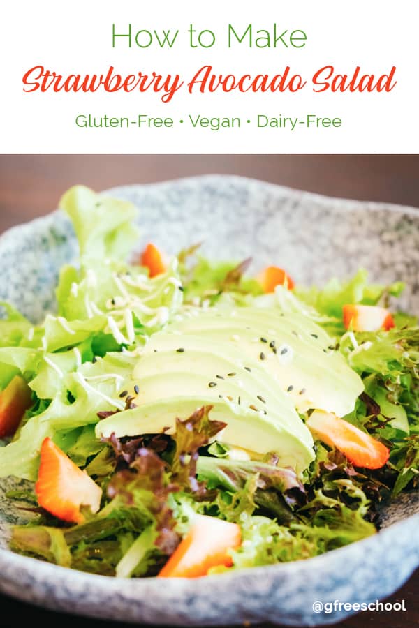 Sweet & Savory Strawberry Avocado Salad