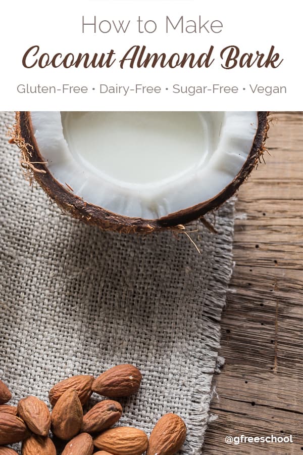 Gluten-Free Sugar-Free Coconut Almond Bark
