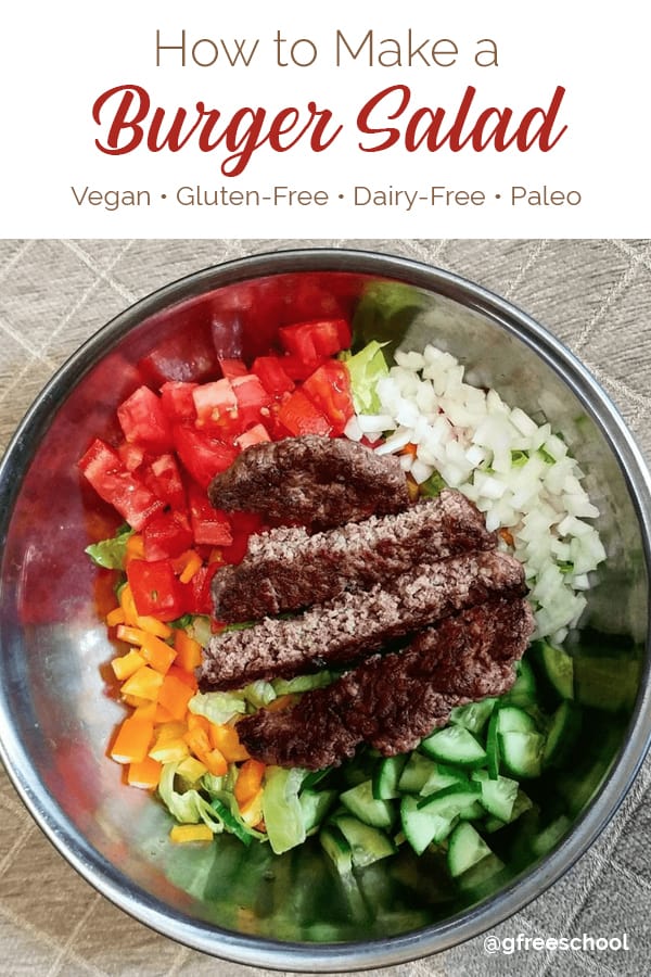 How to Make a Gluten Free Burger Salad