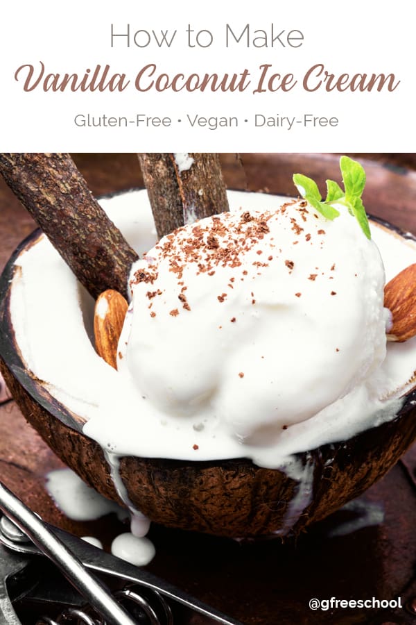 Vanilla Coconut Ice Cream (Soft Serve)