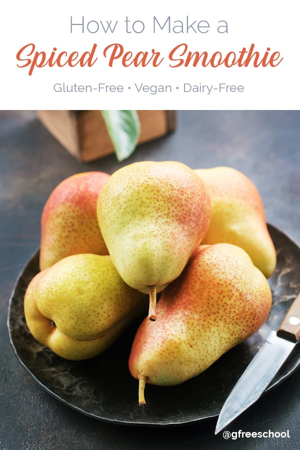 How to Make a Spiced Pear Smoothie