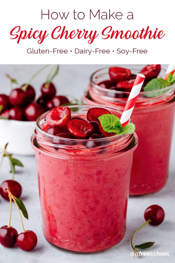 Spicy Vegan Cherry Smoothie Recipe