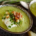 Creamy asparagus soup