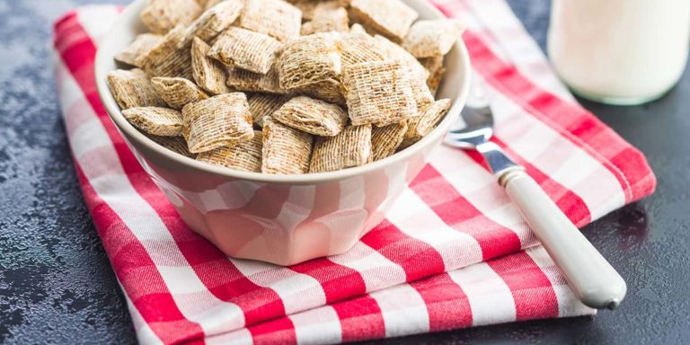 Breakfast cereal squares.