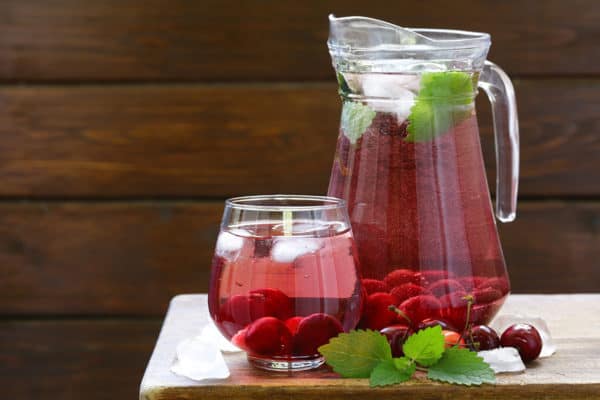 Refreshing Cherry Water