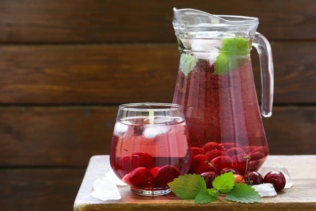 Refreshing Cherry Water