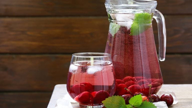 Refreshing Cherry Water
