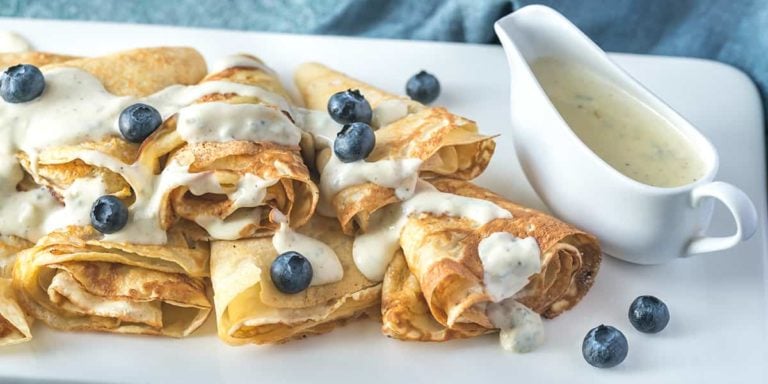 Gluten free and vegan crepes