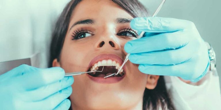 Woman at a Gluten Free Dentist