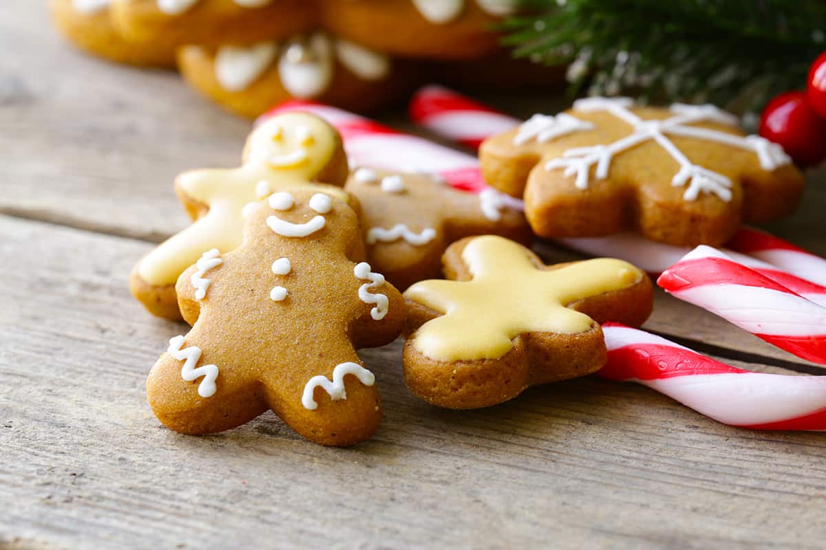 Christmas gingerbread cookies