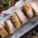 Ice cream sandwiches in cookies