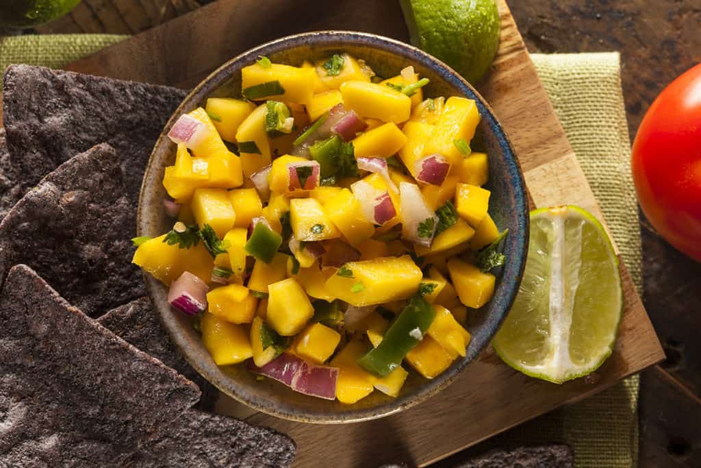 Peach nightshade-free salsa