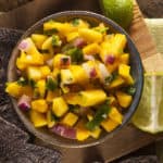 Peach nightshade-free salsa