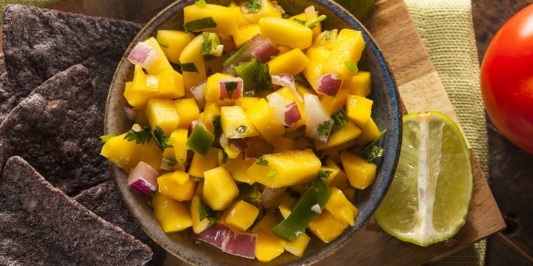 Peach nightshade-free salsa