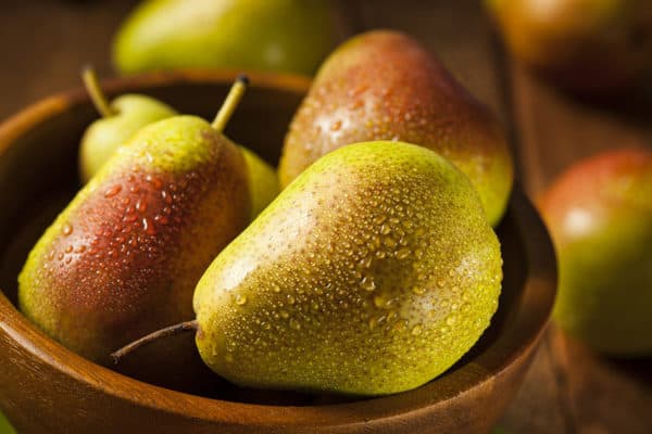 Green Organic Healthy Pears