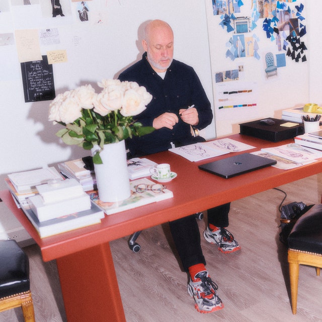 Welcoming Peter Copping to Lanvin&-A Studio Visit With Fashion’s Newest Most Experienced Hand