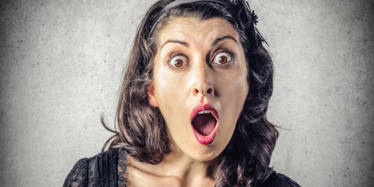 surprised woman