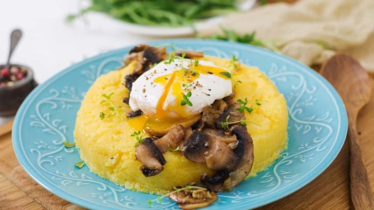 Herbed Polenta Patty