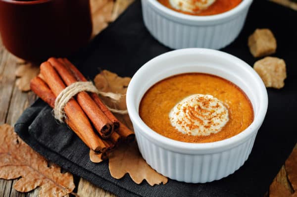 Baked Pumpkin pudding