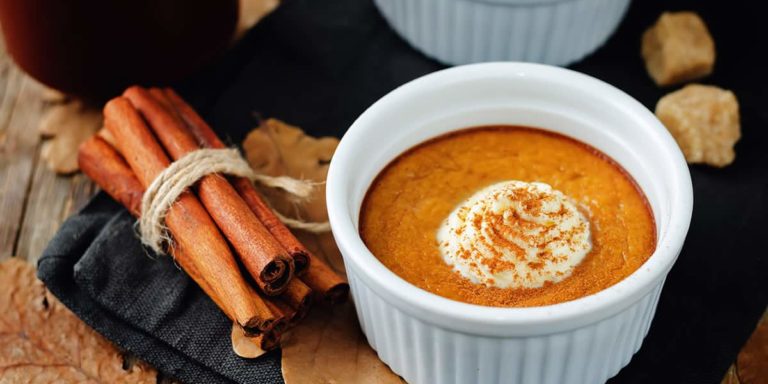 Baked Pumpkin pudding