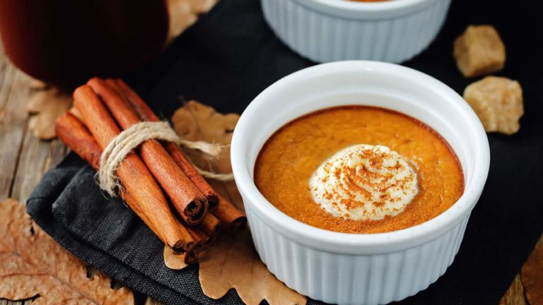 Baked Pumpkin pudding