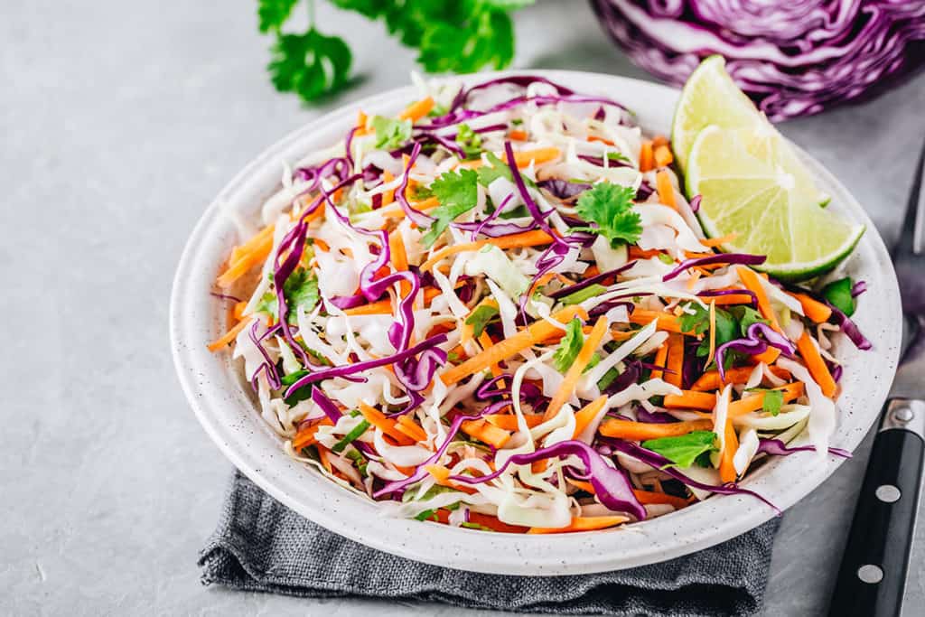 Vegan Lime Coleslaw