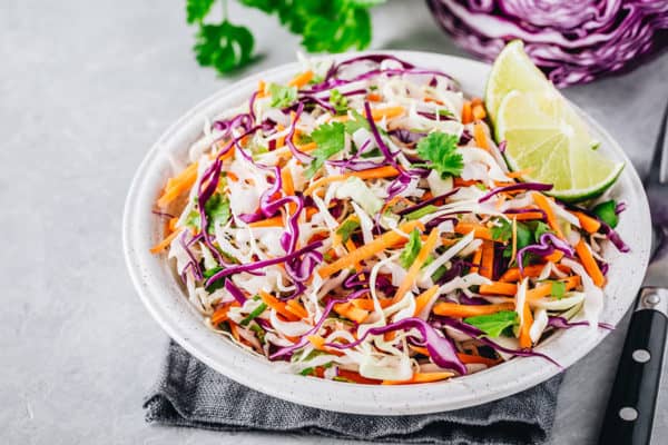 Vegan Lime Coleslaw