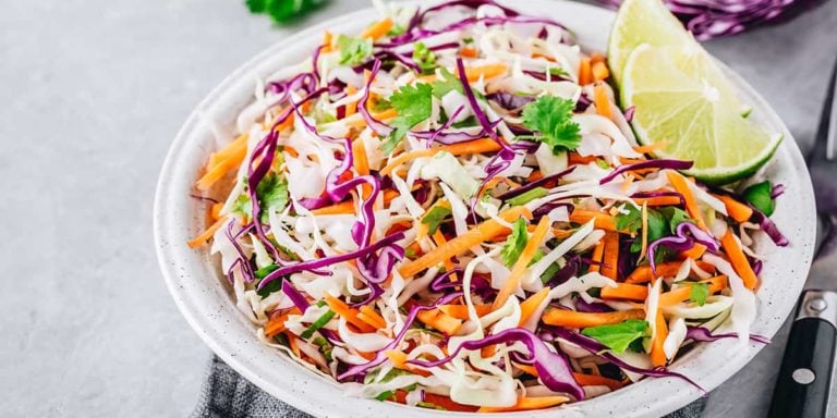 Vegan Lime Coleslaw