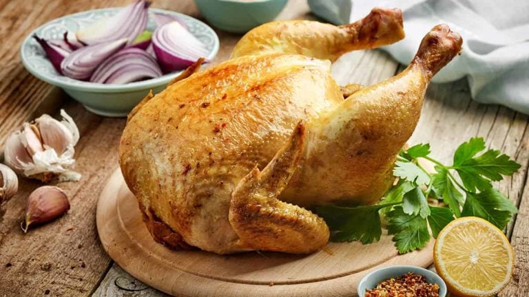 whole roasted chicken