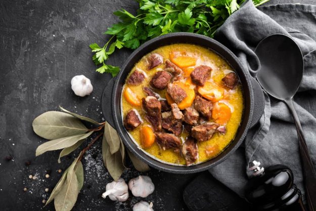 slow cooker sweet potato beef stew