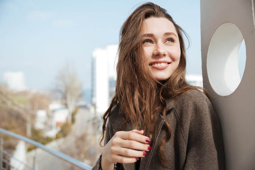 Woman getting vitamin D from Sunlight