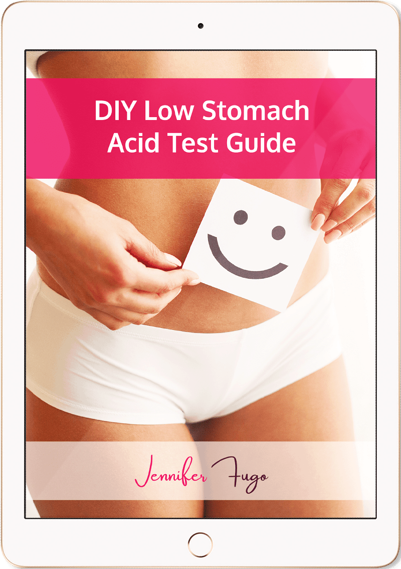 iPad with Stomach Acid Guide